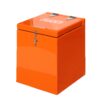 JB70 Lifejacket chest by Jo Bird. Shown in orange RAL 2009