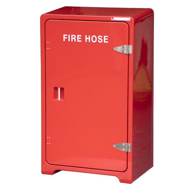 JB10H Fire hose cabinet by Jo Bird. Shown in red RAL 3000
