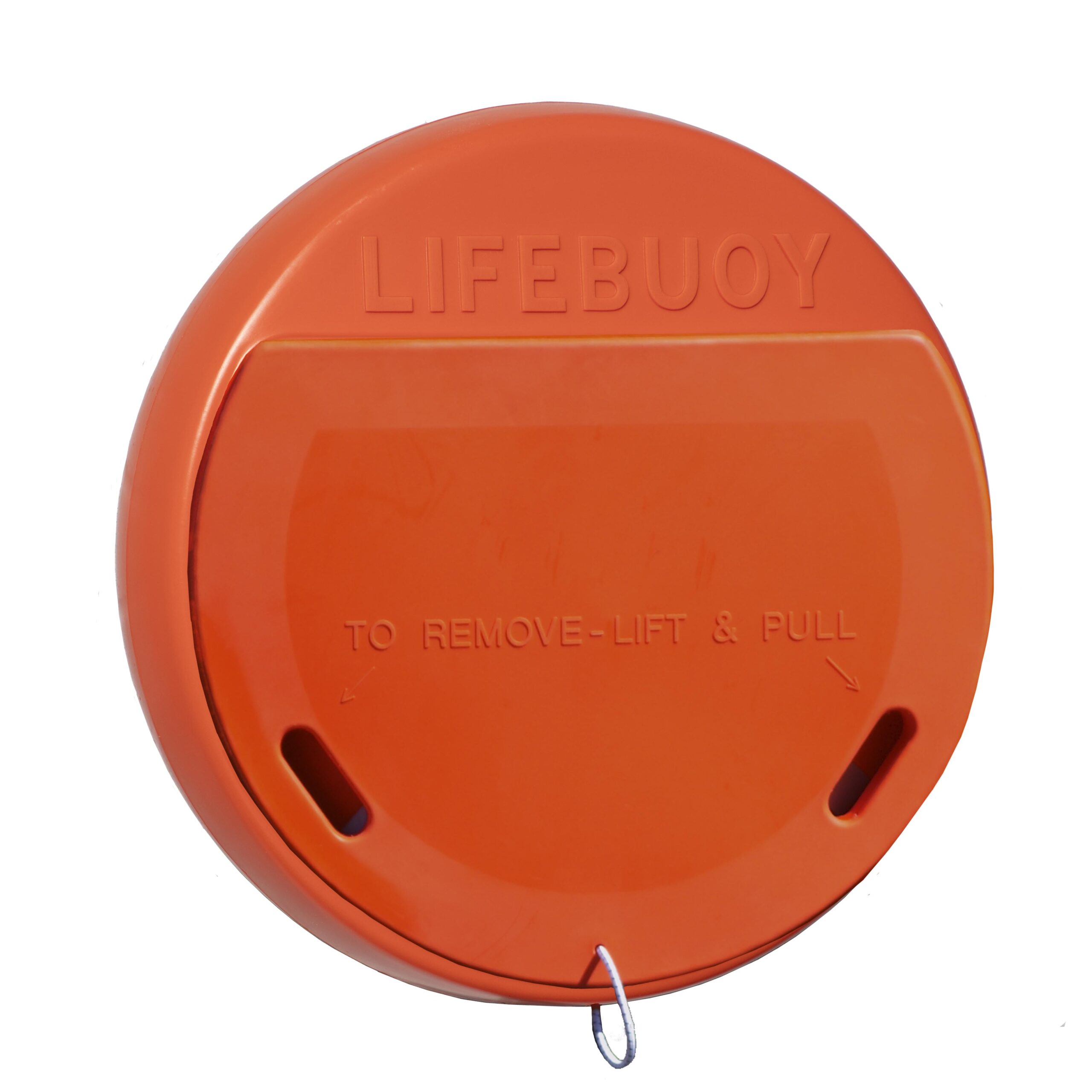 SOS7 560mm lifebuoy housing with clip in front cover