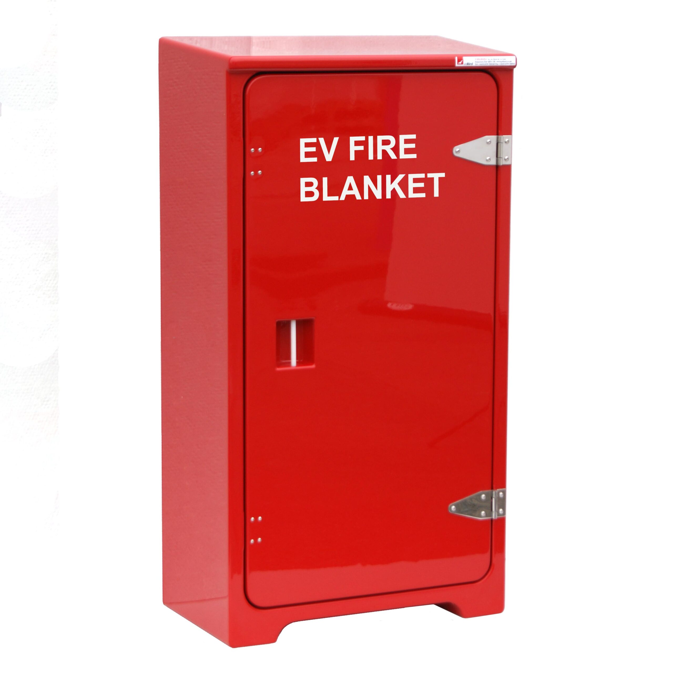 JB14EV Fire blanket cabinet in red RAL 3000