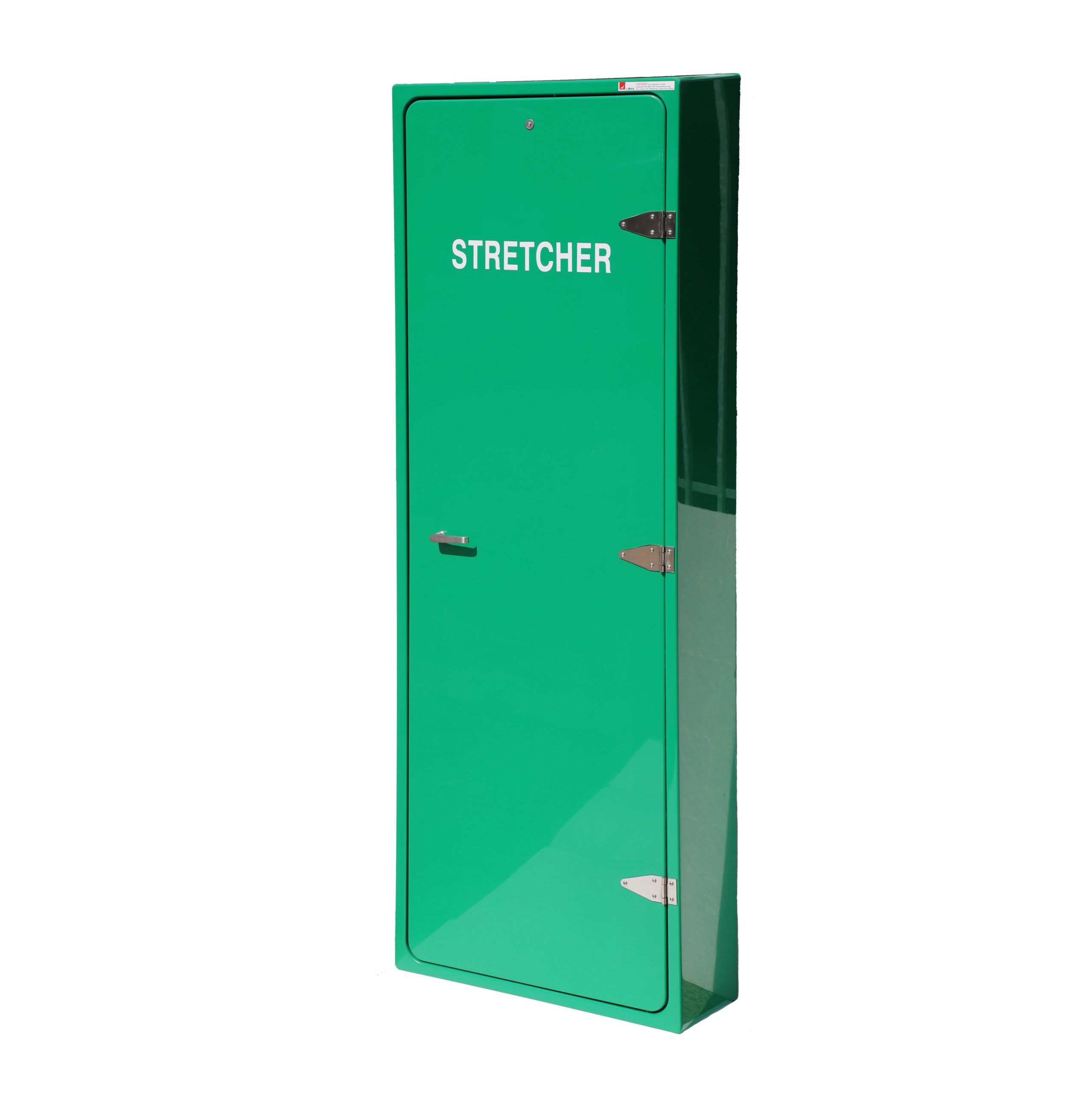 JB38 with door closed and labelled "Stretcher"