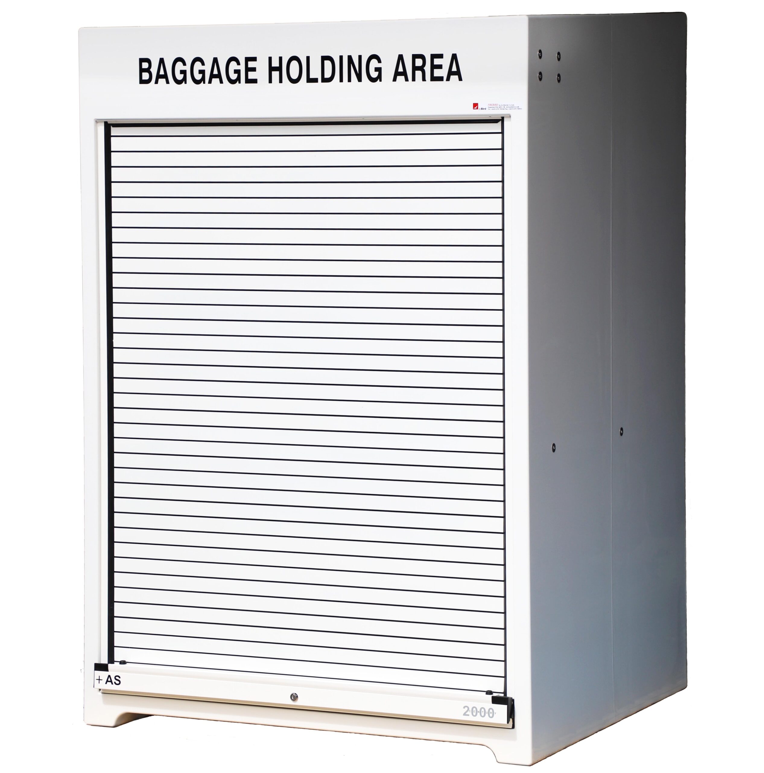 RS300.1200 baggage cabinet in white RAL9010