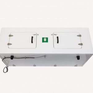 JB76 Overhead lifejacket chest in white