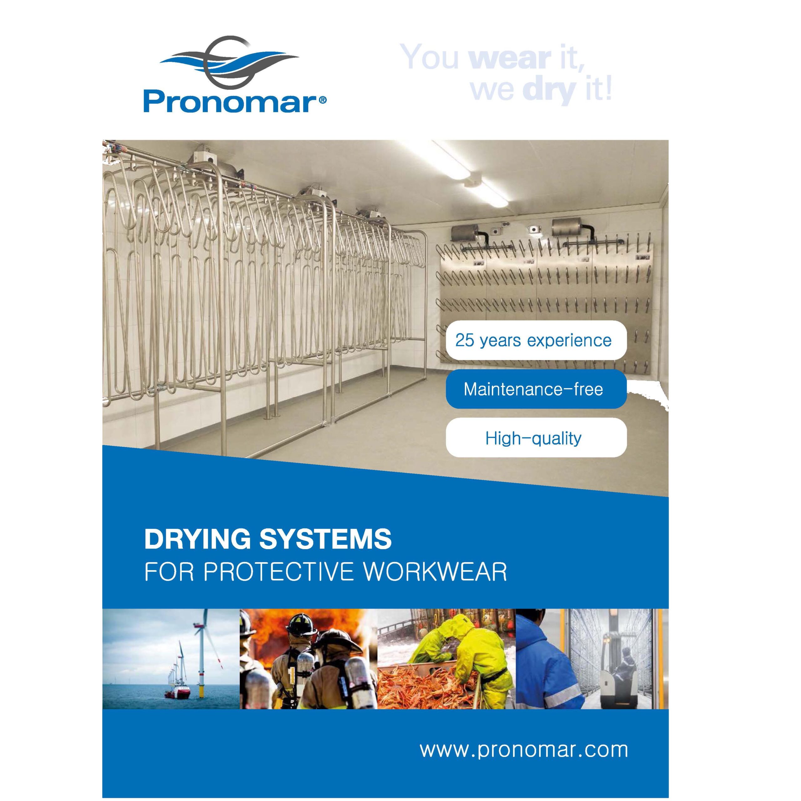 Pronomar drying systems brochure page 1