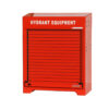 RS100H Fire hose cabinet by Jo Bird with roller door closed.