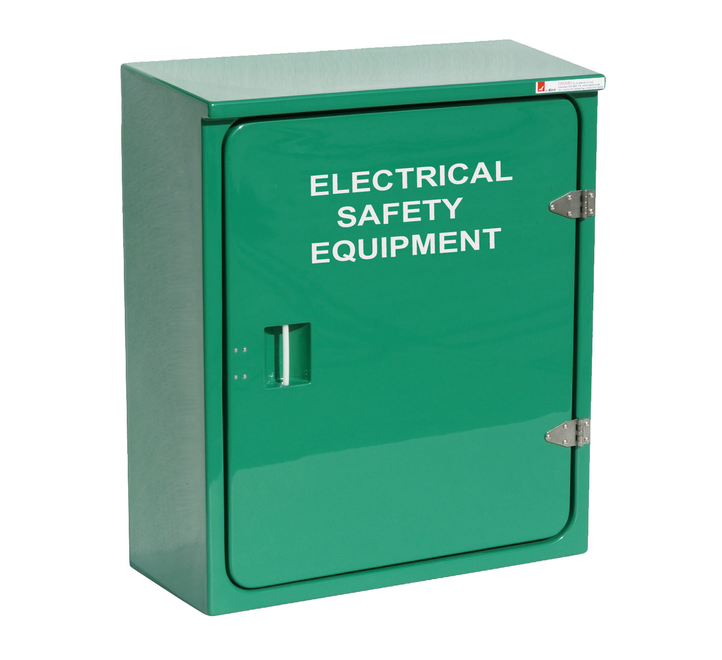 JB02 Electrical safety cabinet in green