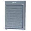 RS300LJ automatic lifejacket cabinet by Jo Bird. Shown in grey RAL 7024