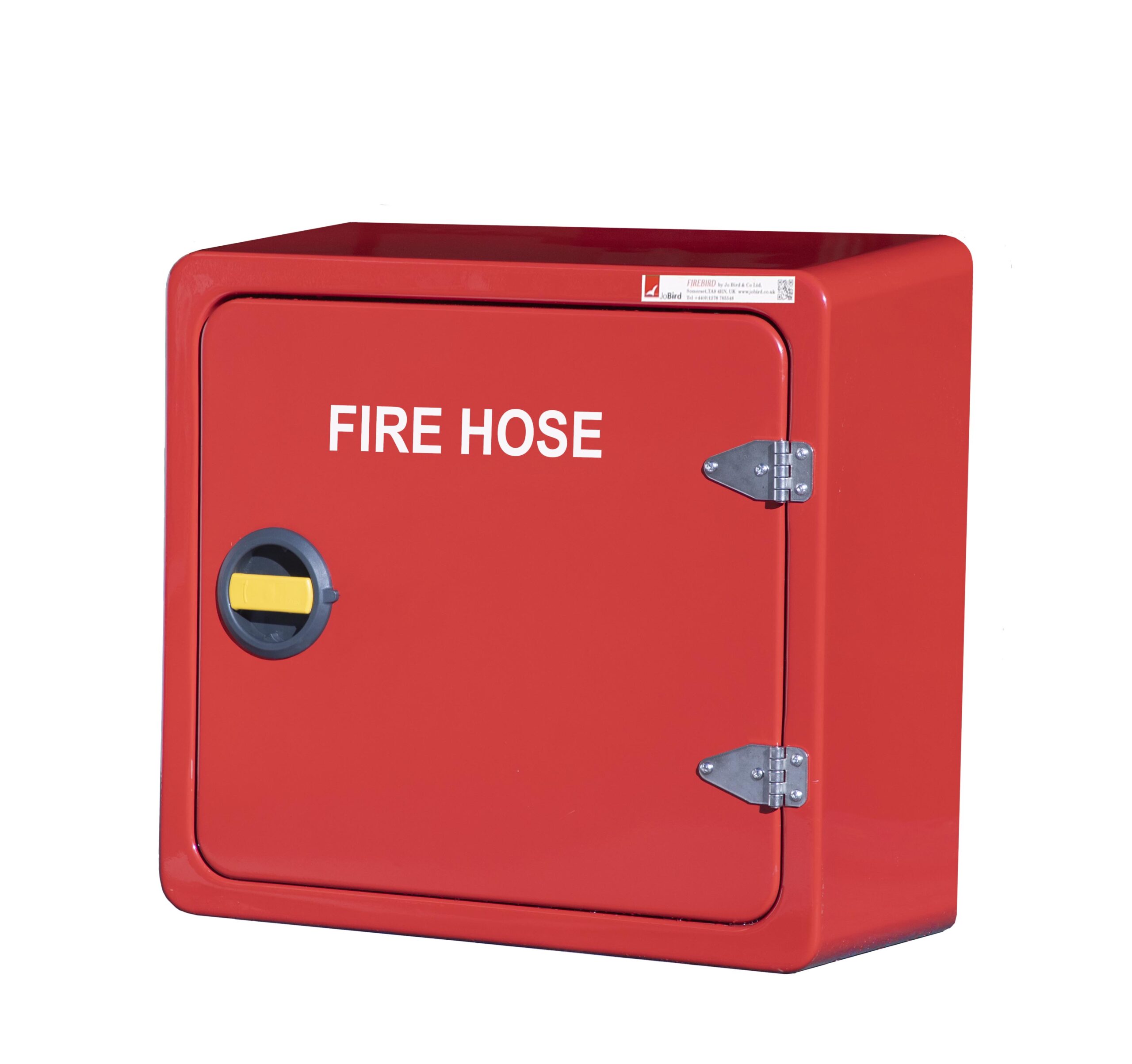 JB85 Fire hose cabinet by Jo Bird in red RAL3000