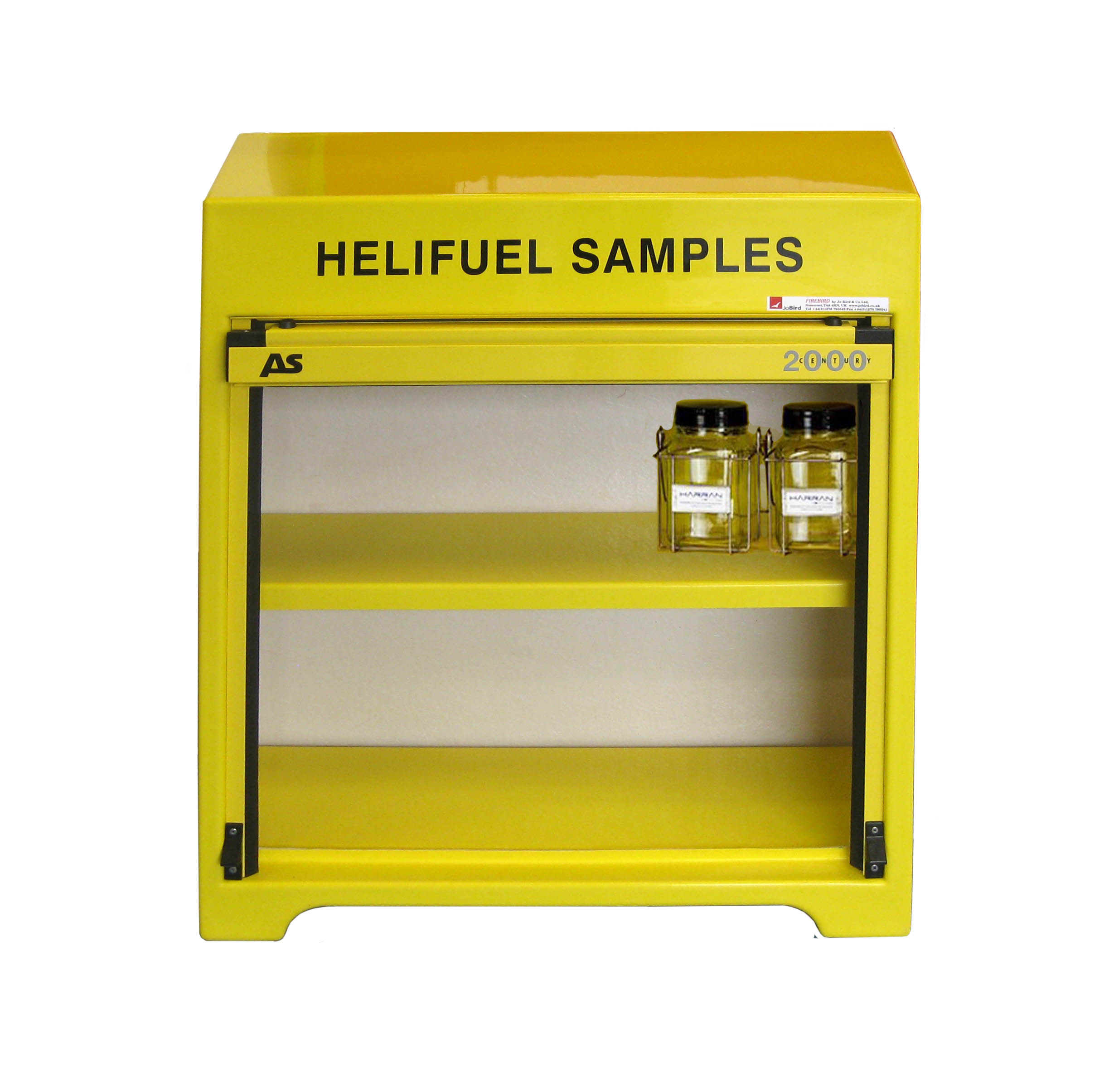 RS100Heli by Jo Bird with roller door open and with optional flame retardant resins