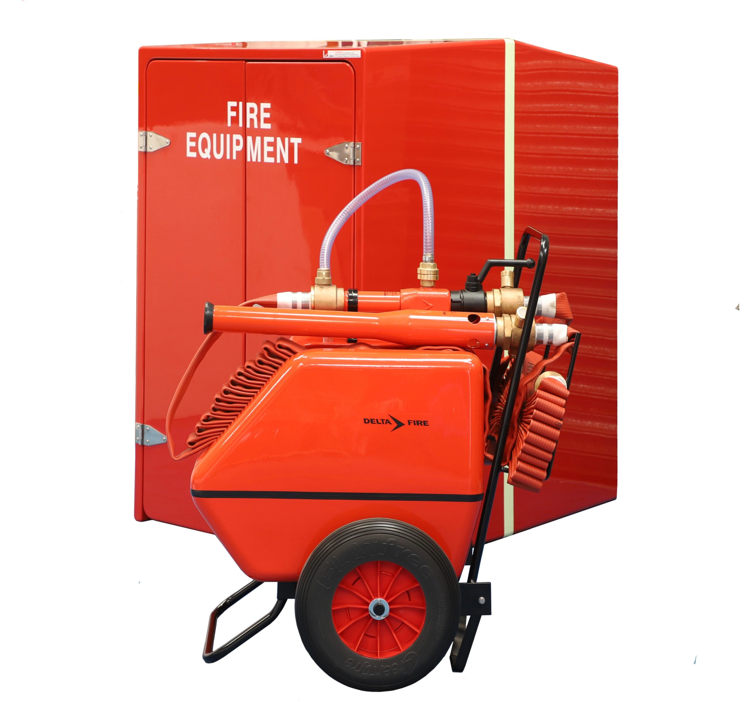 Delta DF130 Foam trolley in front of JB68