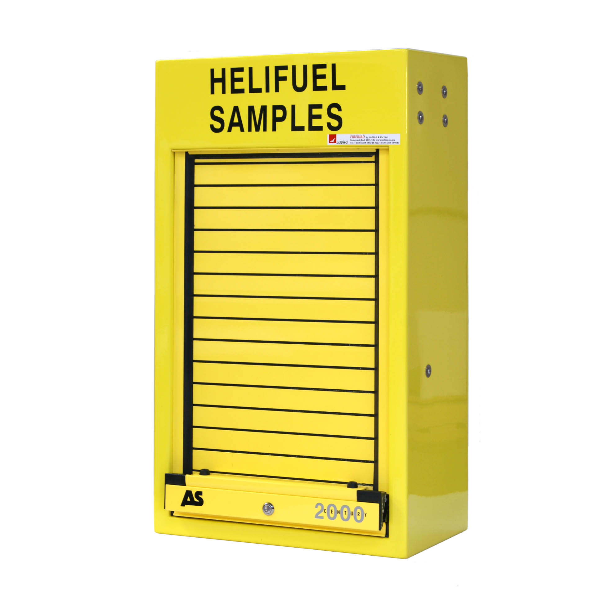 RS700Heli fuel sample cabinet by Jo Bird