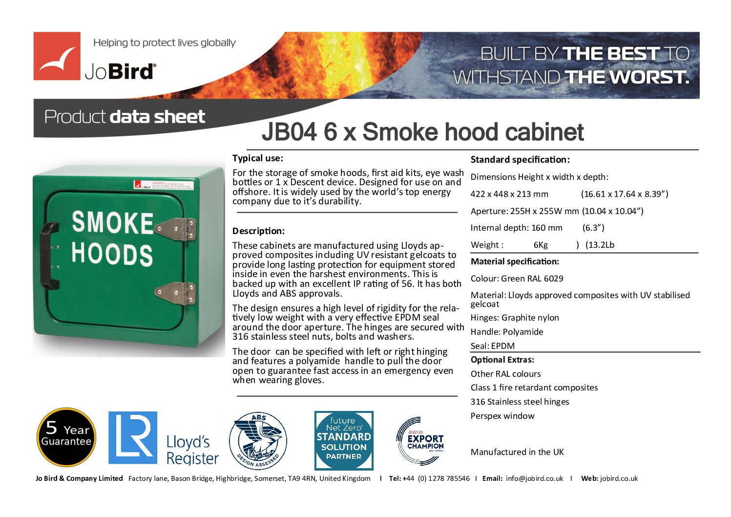 6 x Smoke hood cabinet (JB04) - Image 4