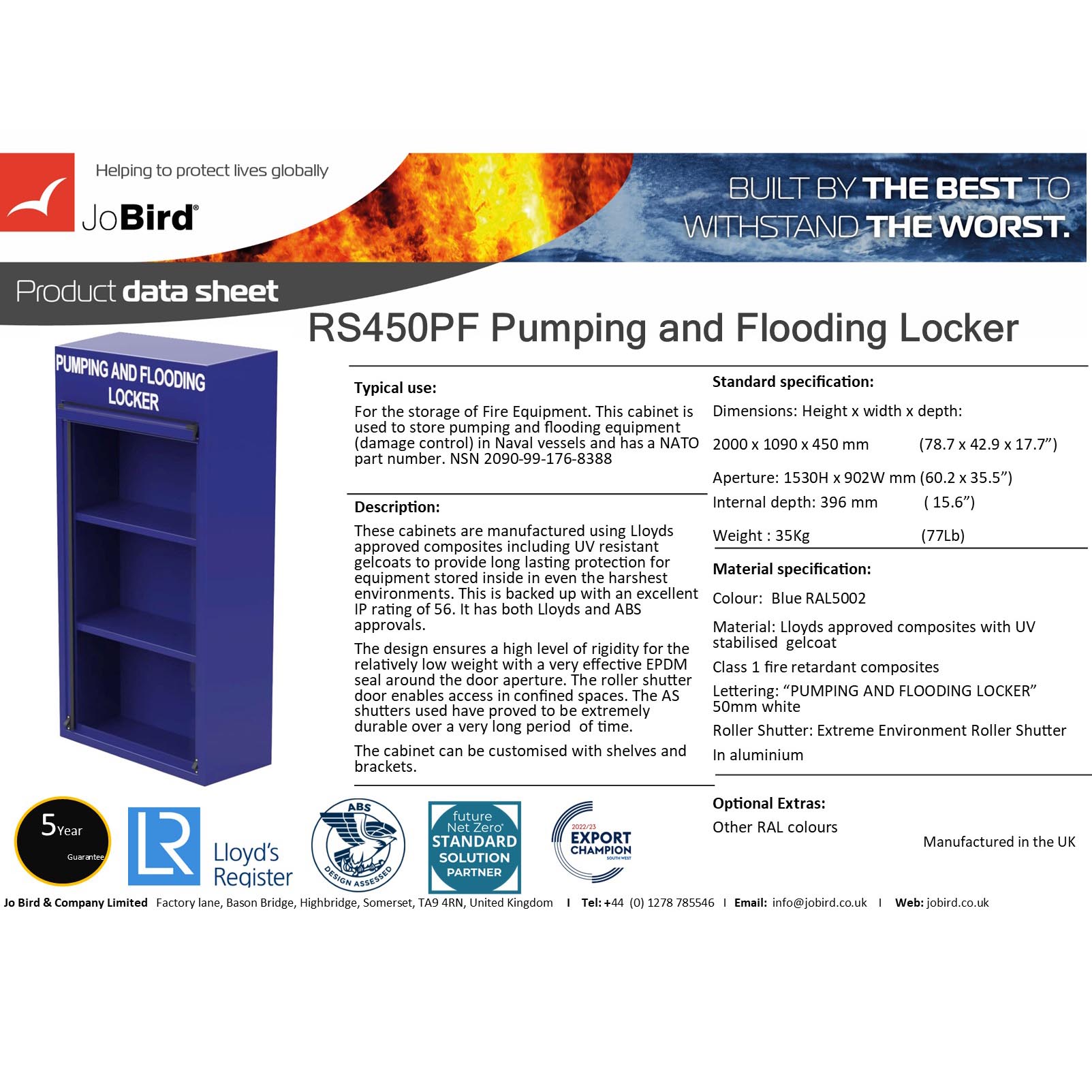 Pumping and Flooding Locker (RS450PF) - Image 3