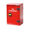 JB81 fire extinguisher cabinet in RAL3000