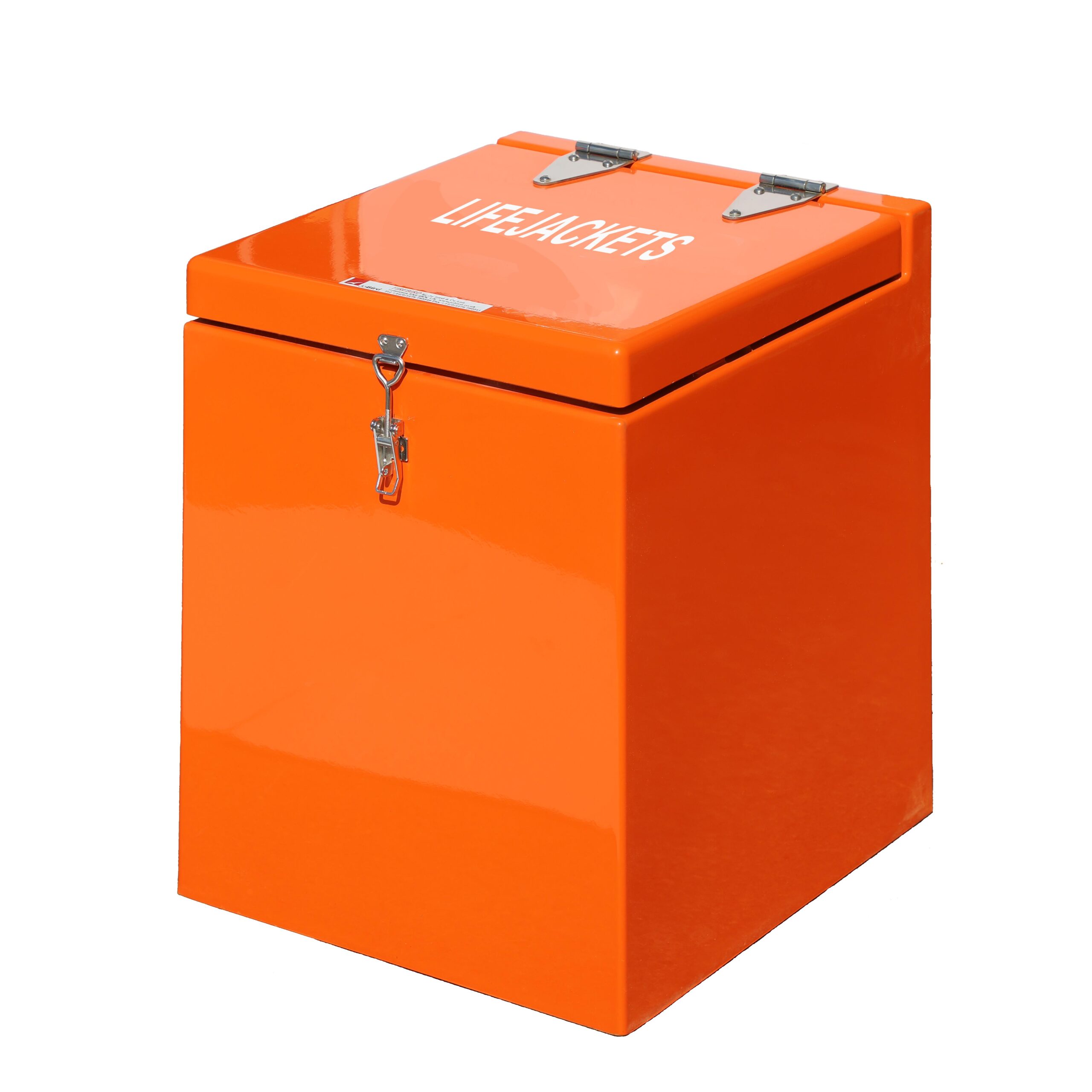 JB70 Lifejackets chest ew JB70 Lifejacket chest by Jo Bird. Shown in orange RAL 2009