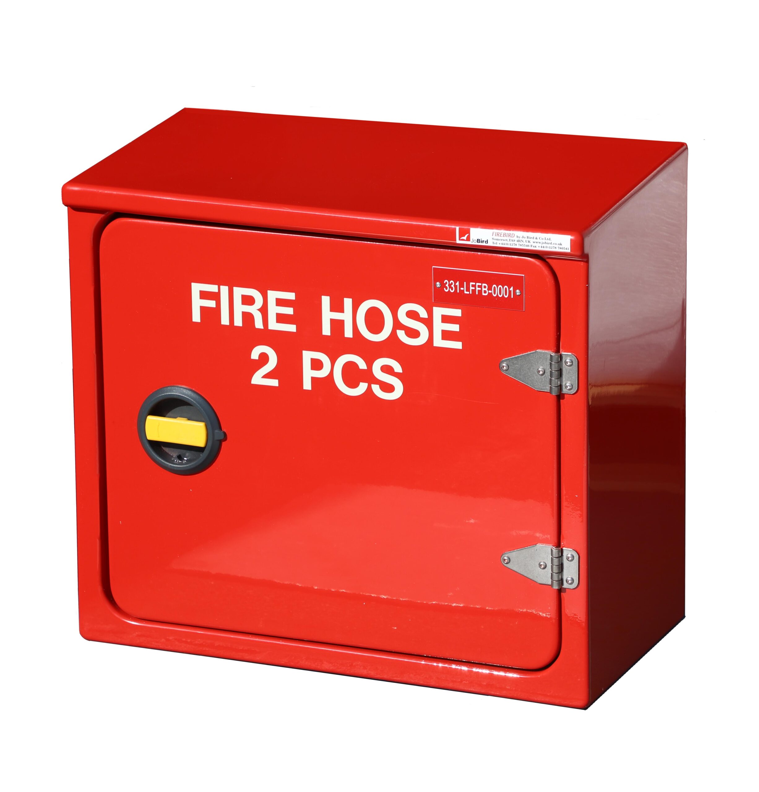 JB16.360HR in red RAL 3000 with optional tag