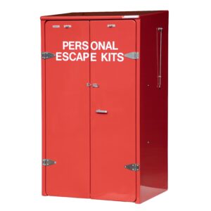 JB18 Personal escape kit cabinet destined for Shell's Crux platform off the coast of Western Australia