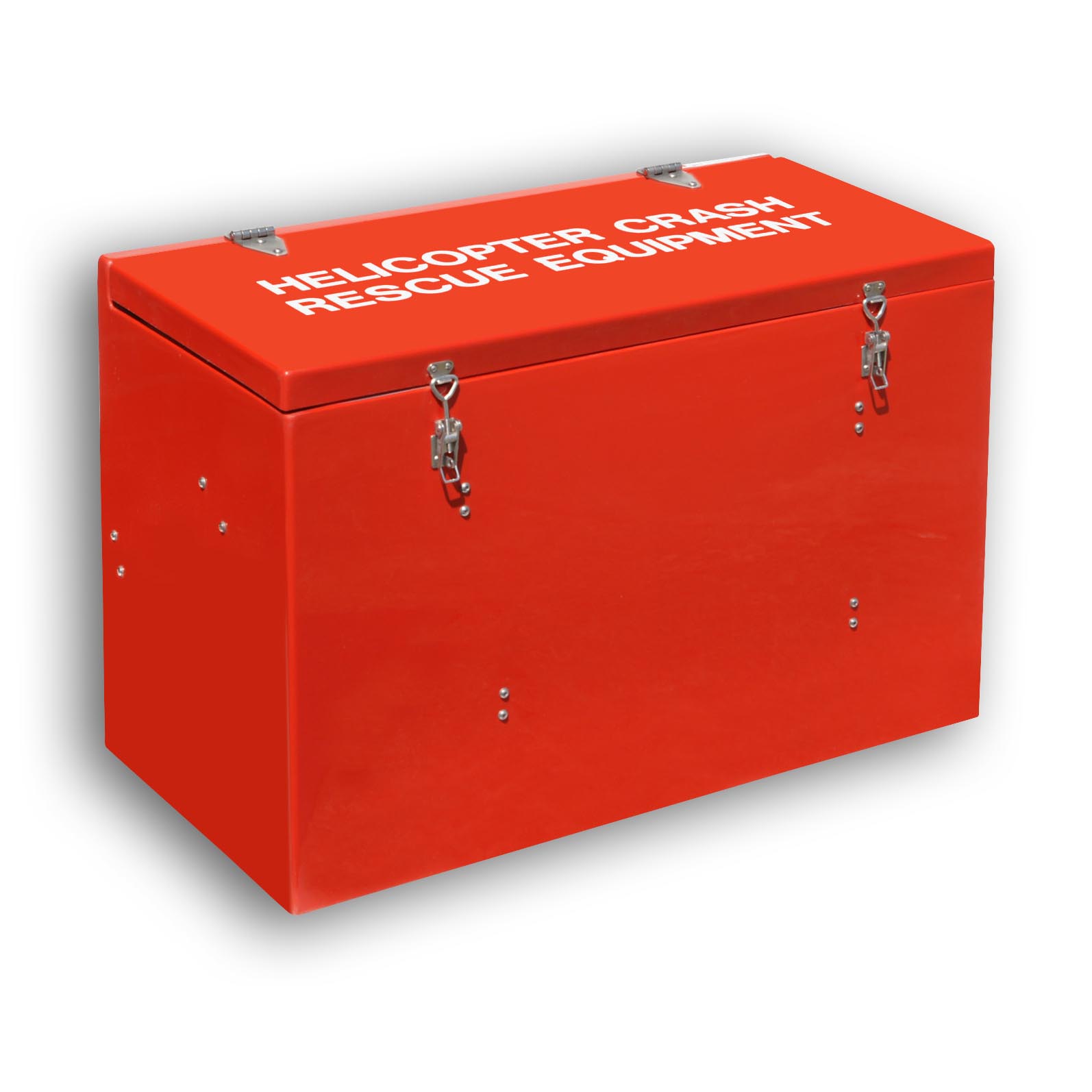 JB22H Helicopter crash rescue chest by Jo Bird. Shown with lid closed