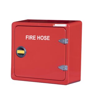 JB85 Fire hose cabinet by Jo Bird in red RAL3000