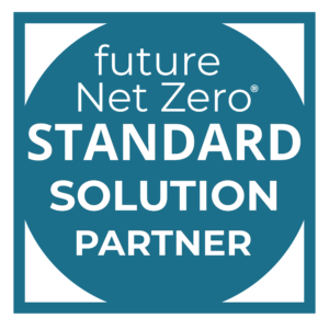 Futre Net Zero Badge awarded to Jo Bird after their work with Balanced Energy.