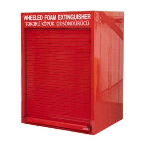 RS300.1200 by Jo Bird being used to store wheeled fire extinguishers