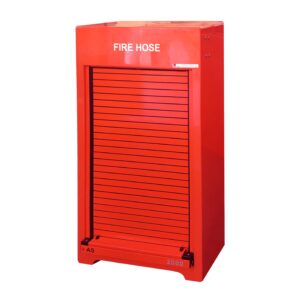 RS150H Fire hose cabinet by Jo Bird with roller door in the closed position