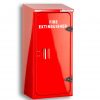JB01 portable fire extinguisher cabinet by Jo Bird with door closed